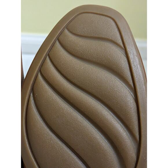 Clarks Collection Leather Loafer Juliet Aster Brown Gold Size 6 New Shoes - Picture 6 of 8